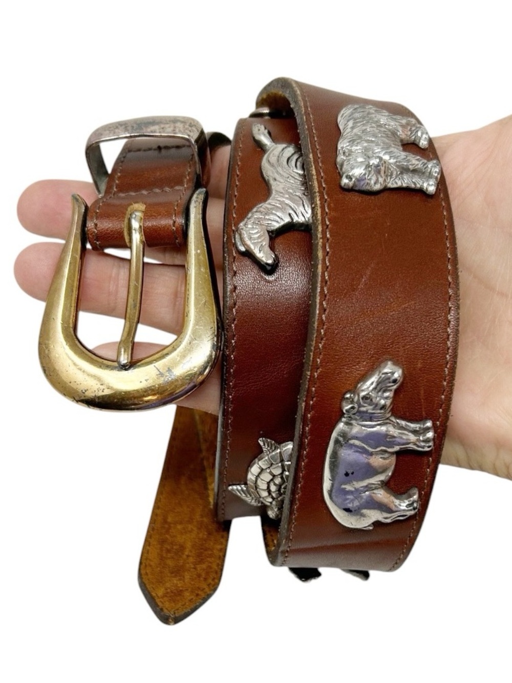 Honest Vintage Genuine Leather Belt